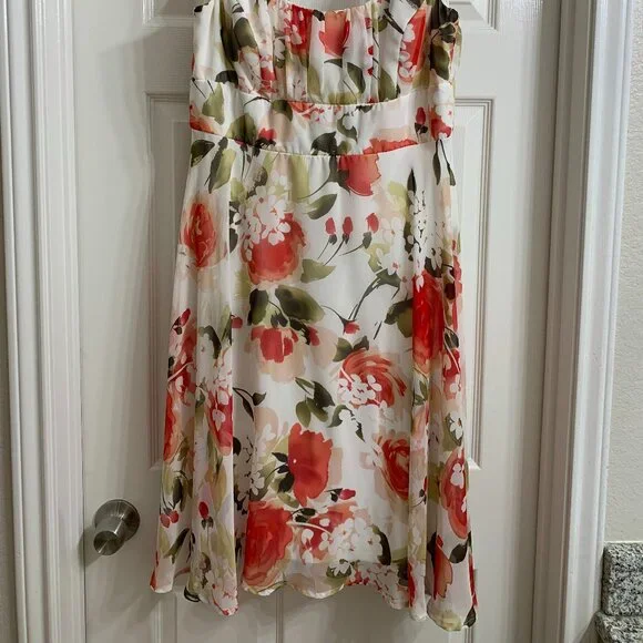 Dress Barn Petite Women's Sleeveless Floral Dress, Size 16P - Picture 2 of 6
